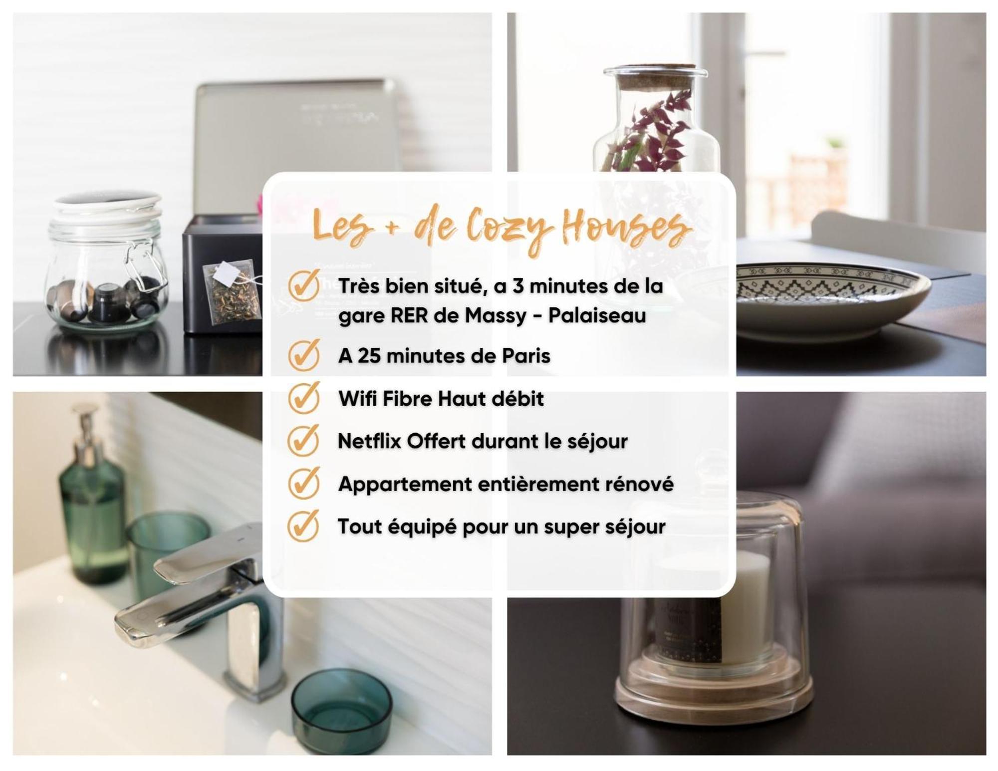 Cozy 4 Proche Gare - Cozy Apartment